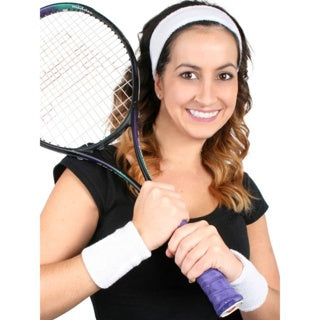 White Sweatband Set