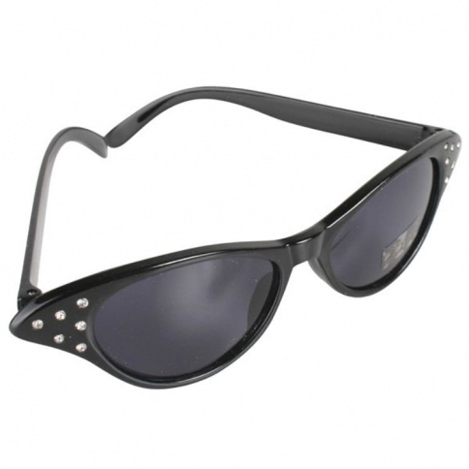 50's Black Sunglasses with Diamantes