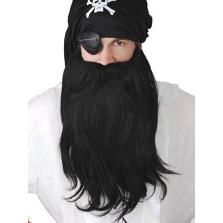Black Pirate Beard and Mo Jumbo Set