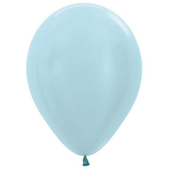 Satin Blue 30cm Latex Balloons Pack of 50