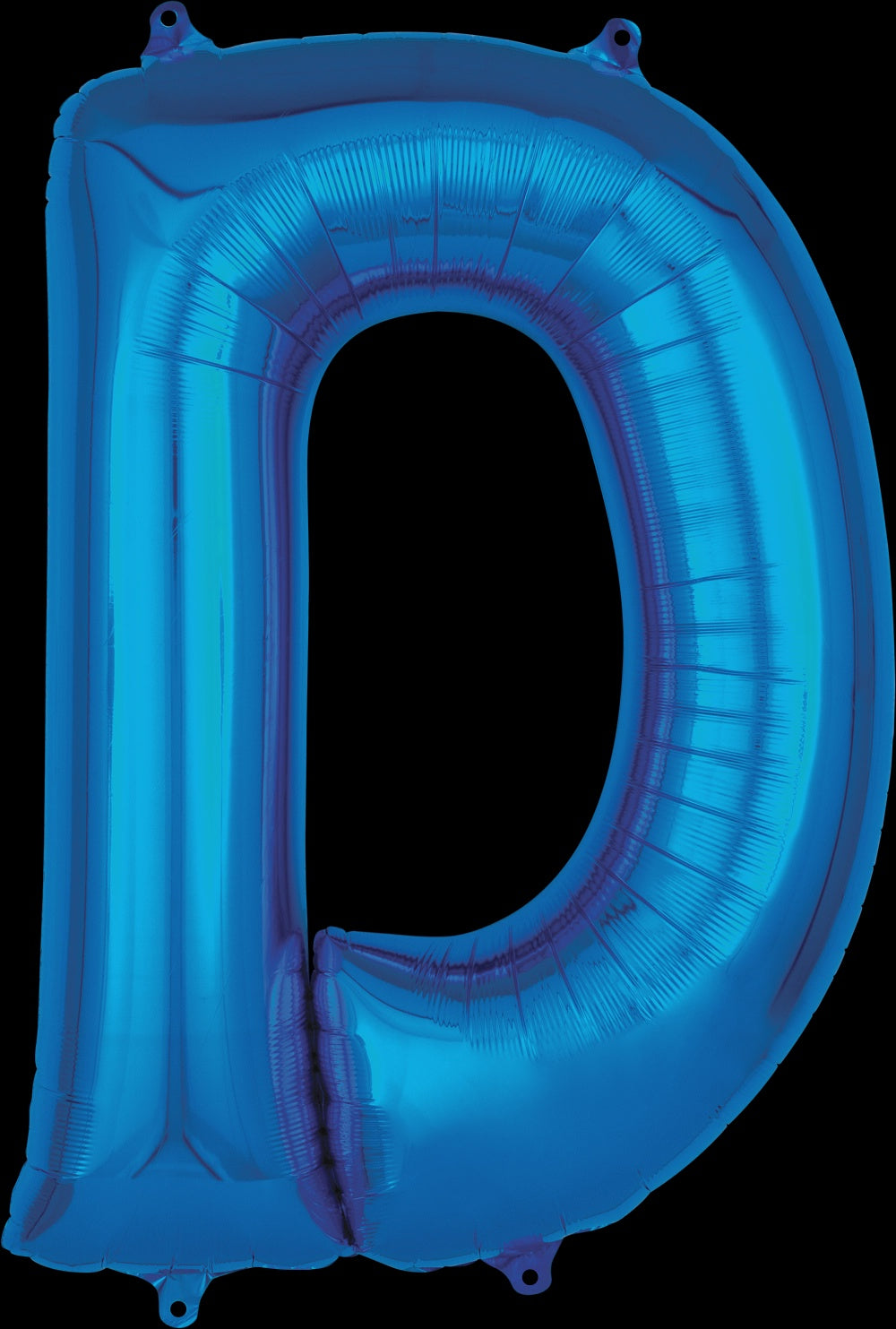 Blue Letter D Supershape Foil Balloon