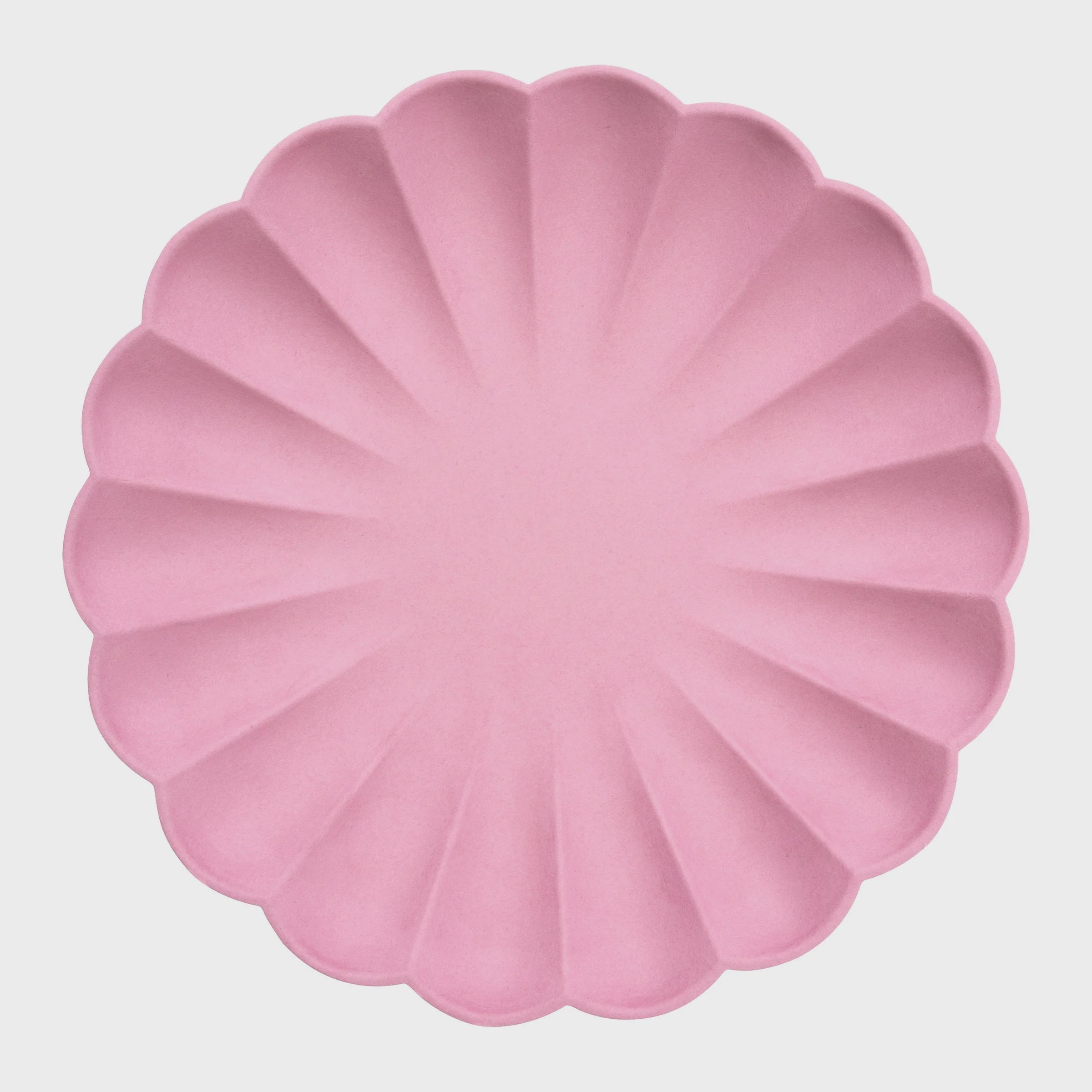 Meri Meri Bubblegum Pink Large Compostable Plates - Pack of 8