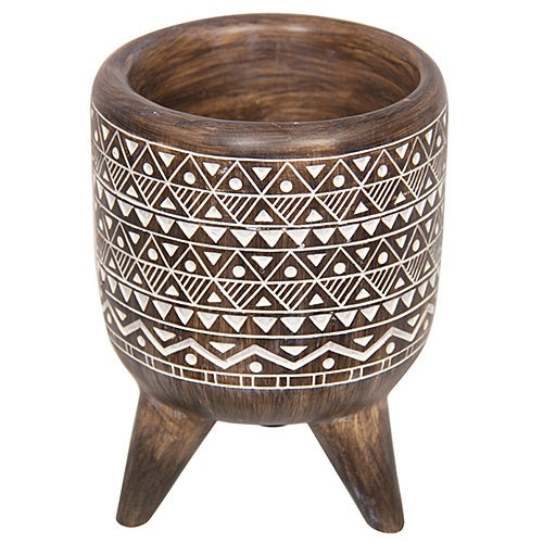 African Art Decor Bowl/Planter - 15cm