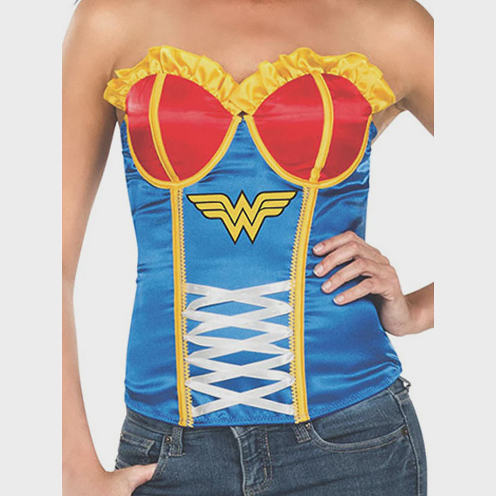 Wonder Woman Corset Womens Costume