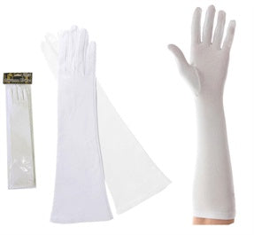 White Costume Gloves