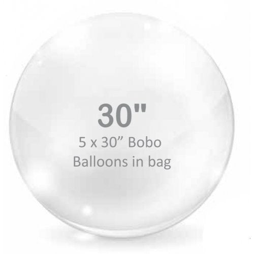 Clear Bobo Balloon 30inch