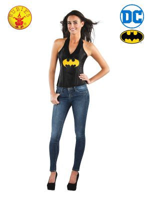 Batgirl Leather-Look Corset Corset Womens Costume