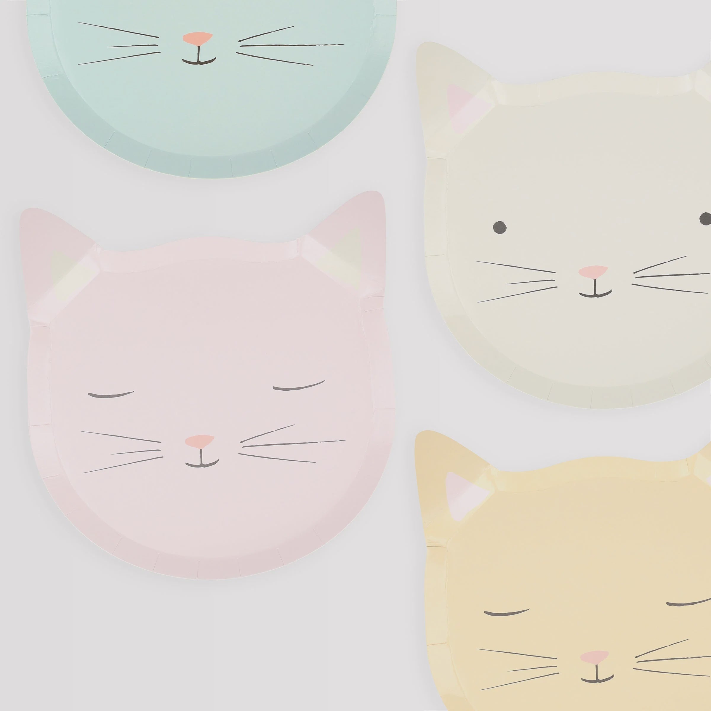 Meri Meri Cute Kitten Plates - Set of 8