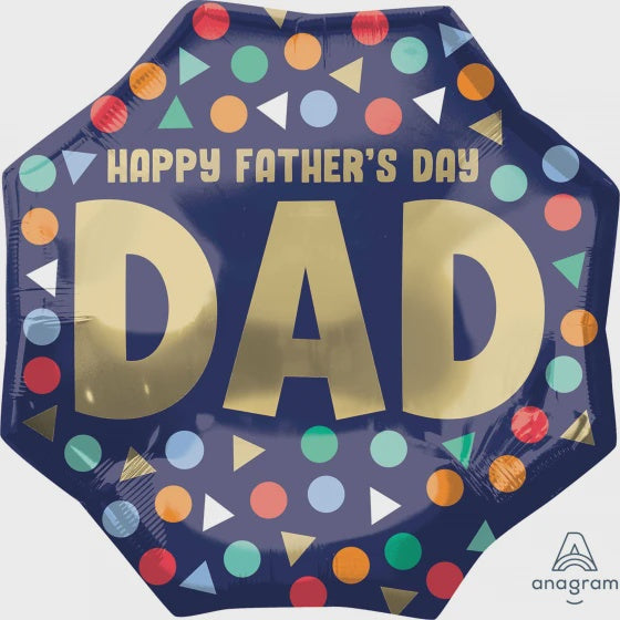 Happy Father's Day Dad Supershape Foil Balloon