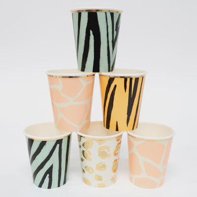 Meri Meri Safari Animal Print Party Cups