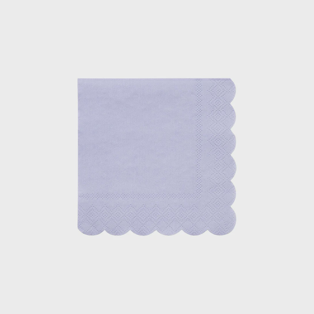 Meri Meri Soft Lilac Large Paper Napkins (Set of 20)