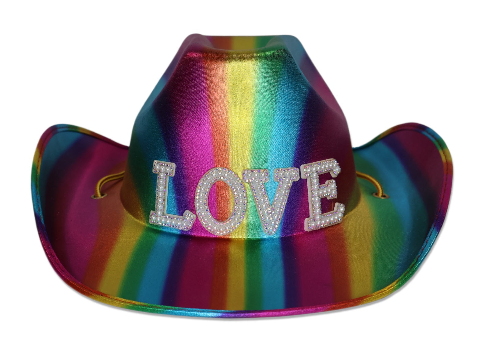 Rainbow with Love Cowboy Hat