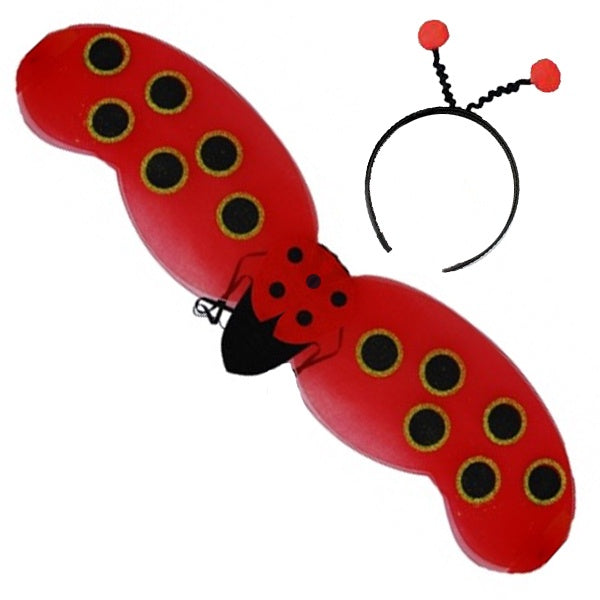 Lady Bug Wings and Headband