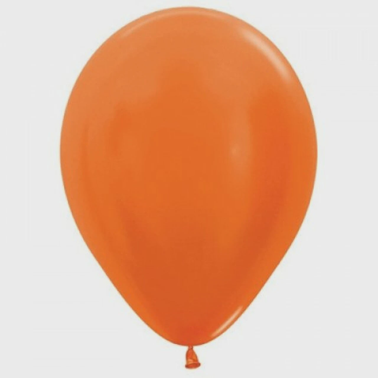 Metallic Orange 30cm Latex Balloons Pack of 25