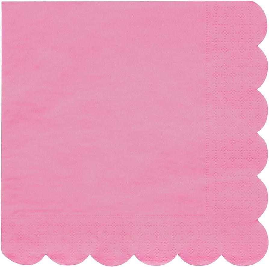 Meri Meri Bubblegum Pink Large Paper Napkins (Set of 20)