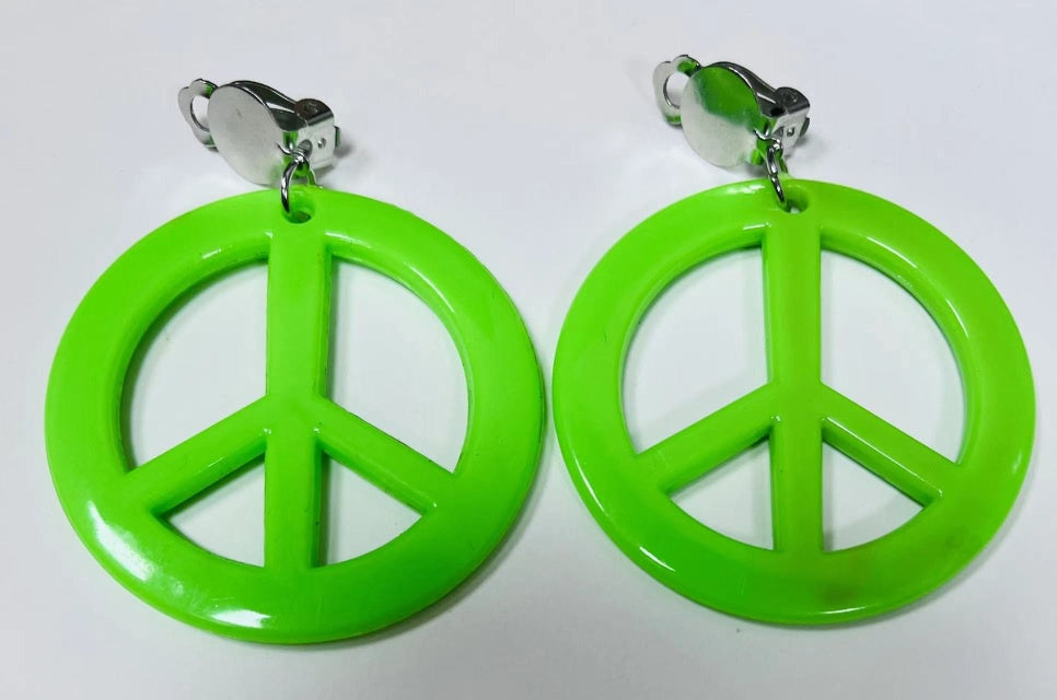 Green Peace Earrings