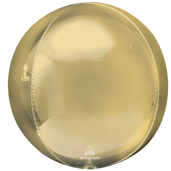 White Gold Jumbo Orbz Balloon