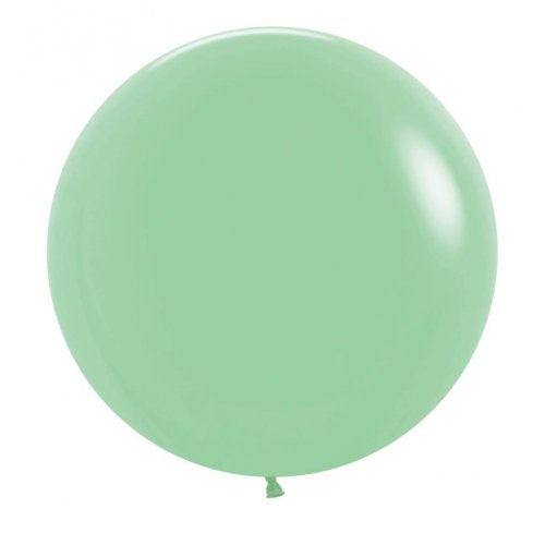 60cm Fashion Mint Green Latex Balloon pk 3