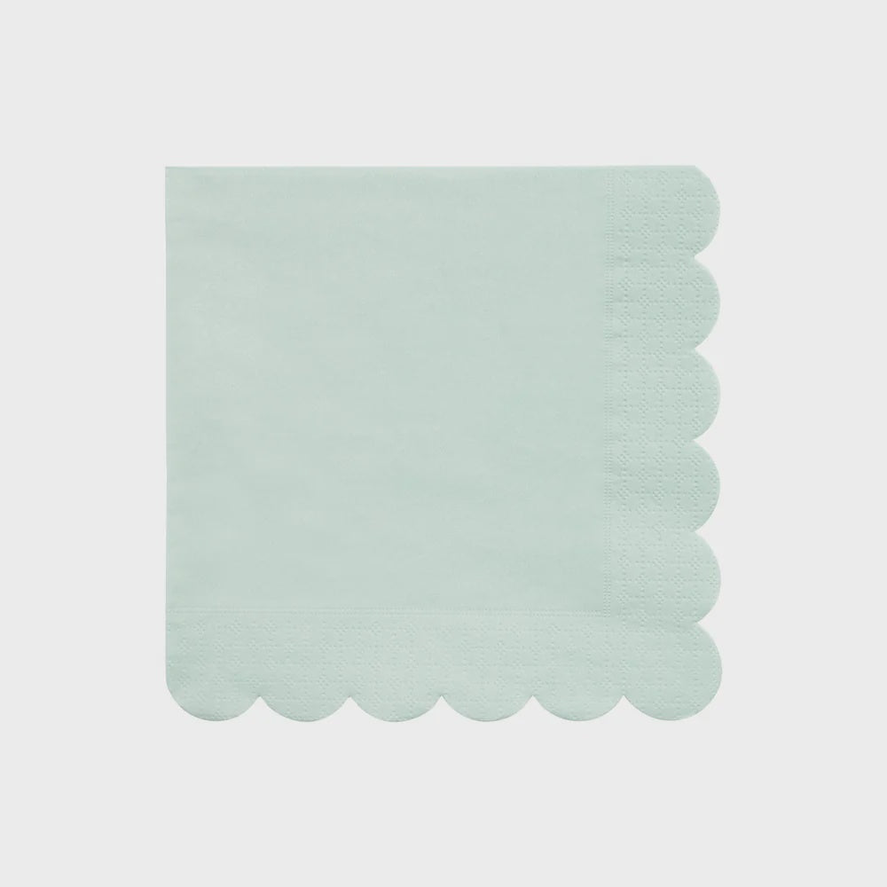 Meri Meri Mint Sorbet Large Paper Napkins (Set of 20)