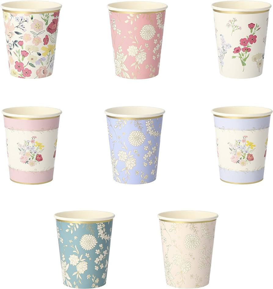 Meri Meri English Garden Party Cups - Set of 8