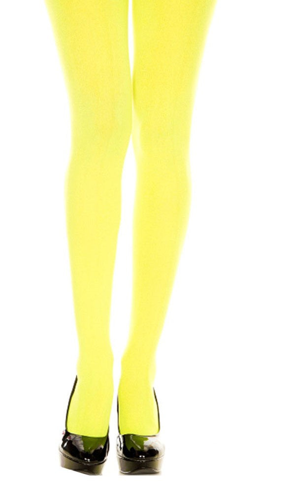 Yellow Neon Stockings
