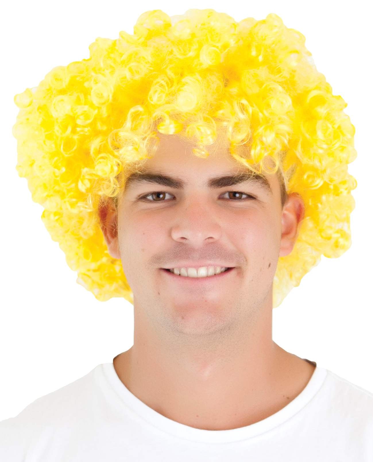 Yellow Jumbo Afro Wig
