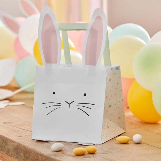 Eggciting Easter Bunny Party Bags - 5 Pack