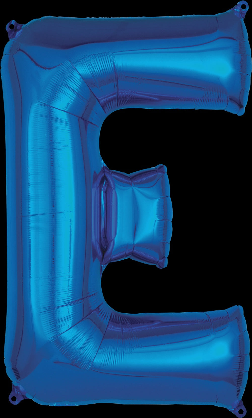 Blue Letter E Supershape Foil Balloon