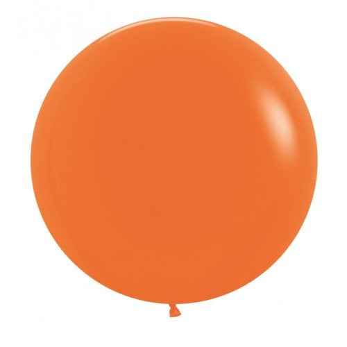 24 inch Orange Latex Balloon Pack of 3