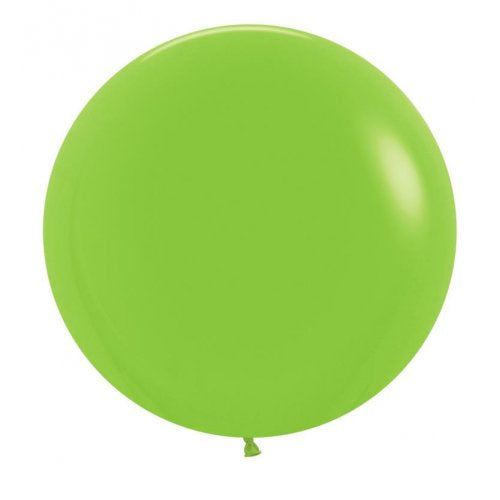 60cm Fashion Lime Green Latex Balloon pk 3