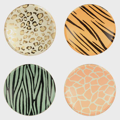 Meri Meri Safari Animal Print Plates