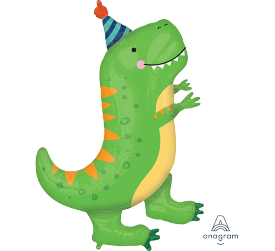 Dino-Mite T-Rex Supershape Foil Balloon