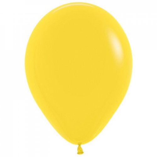 12cm Yellow Latex Balloon
