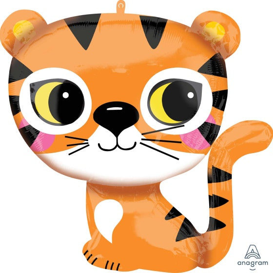 Happy Tiger Supershape Foil Balloon