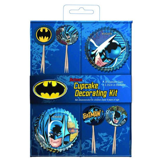 Batman Cupcake Decorations Kit