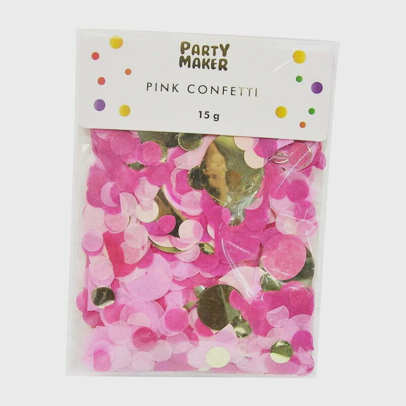 Pinks and Gold Confetti Mix 15g