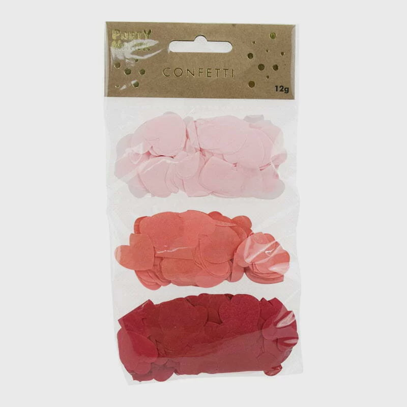 Heart Confetti Assorted Colours