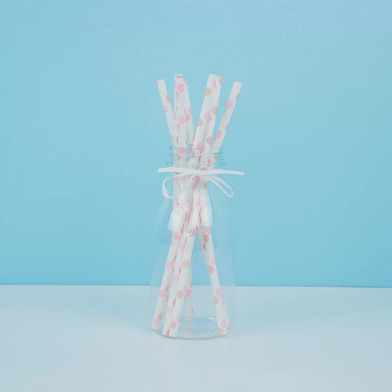 Baby Pink Straws (Pack of 8)