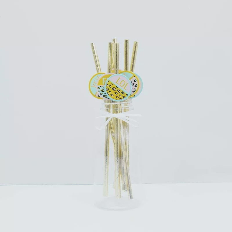 Leopard Paper Straws (Pack of 8)