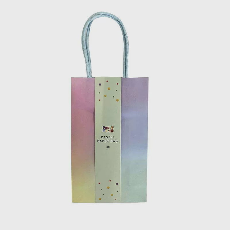 Pastel Paper Bag Pack of 5