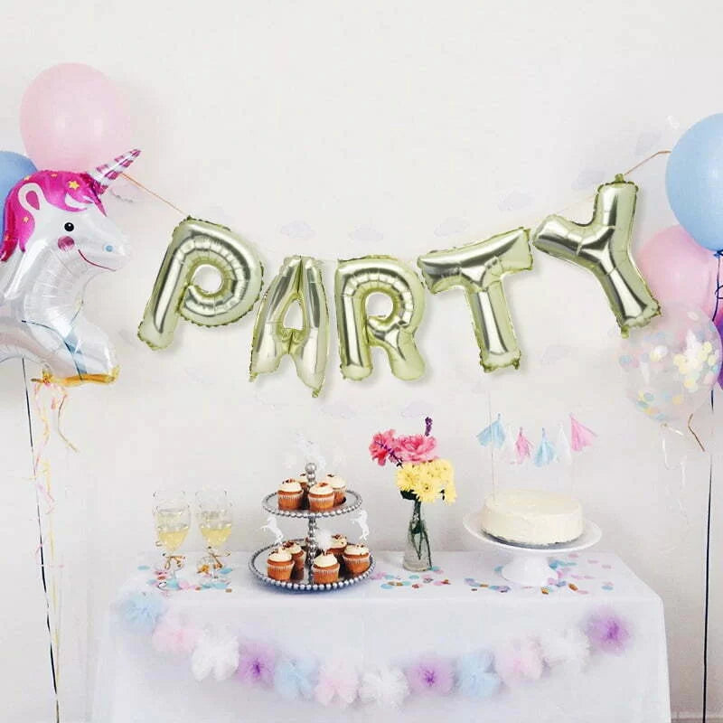 Light Gold Foil Letters 36cm (Air Inflation only)