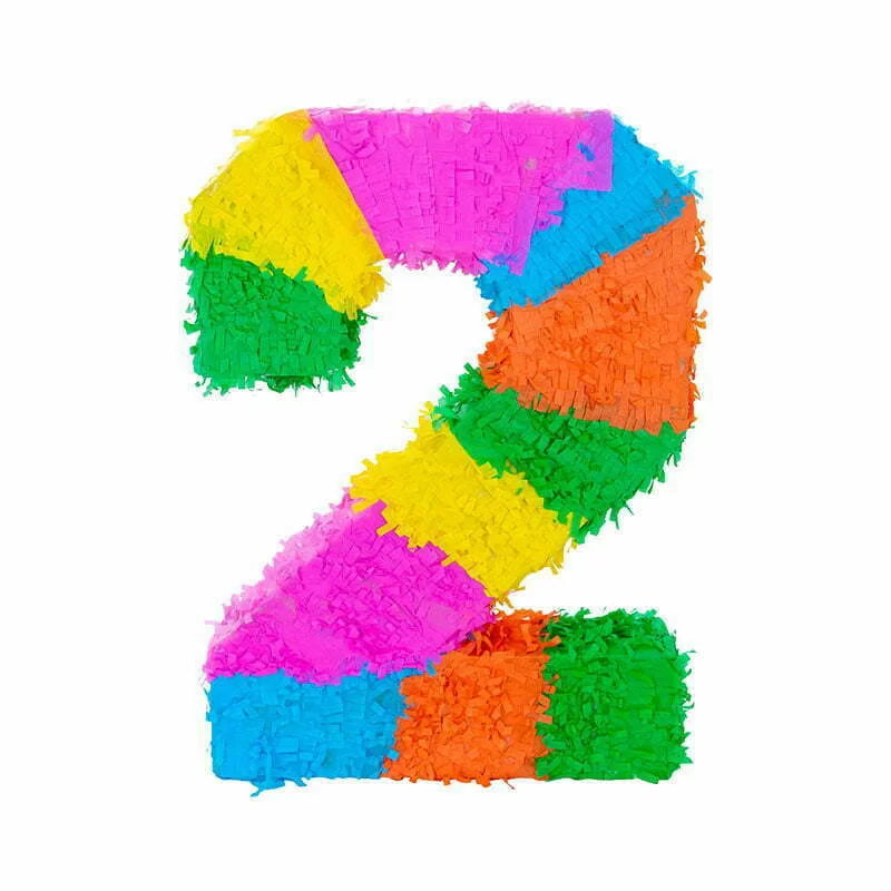 Rainbow Number Pinata 0-9