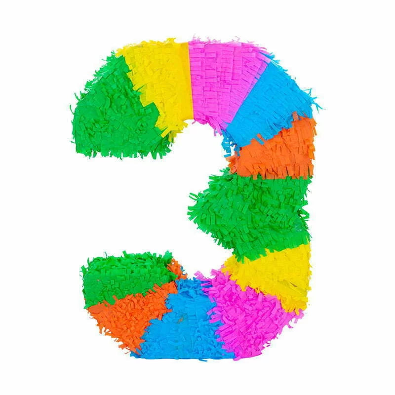 Rainbow Number Pinata 0-9