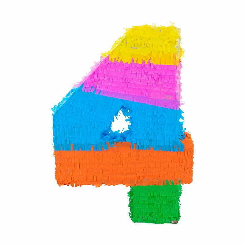 Rainbow Number Pinata 0-9