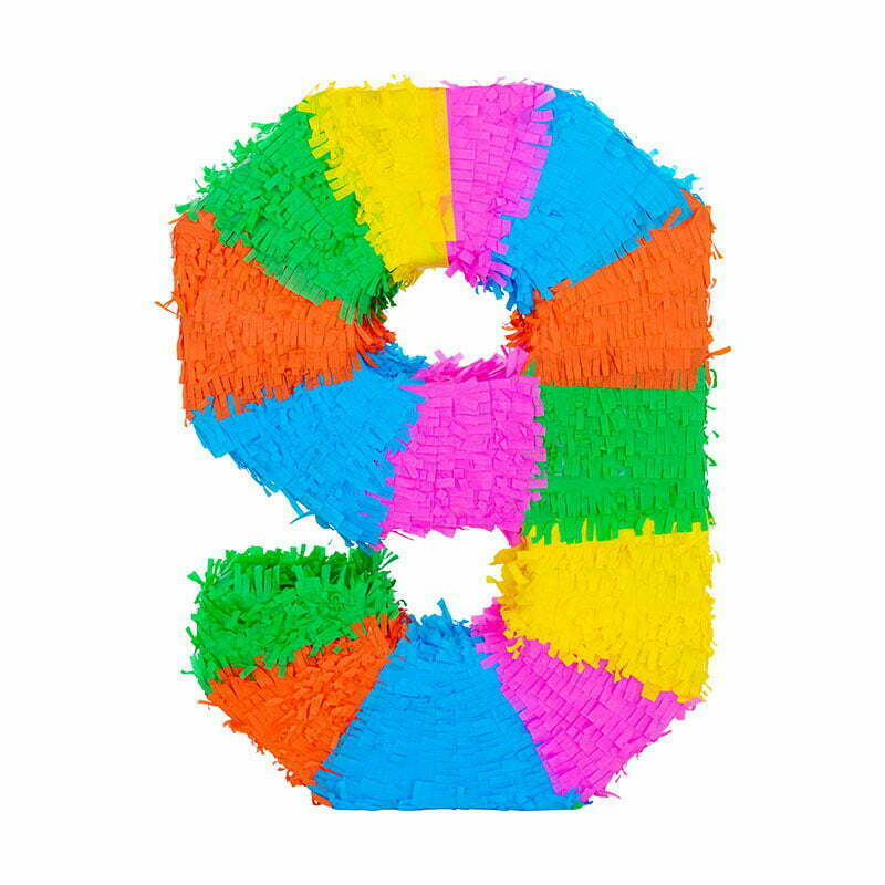 Rainbow Number Pinata 0-9