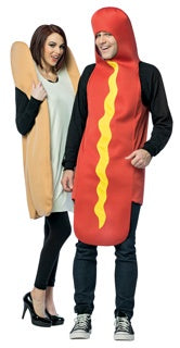 Adult Hot Dog & Bun Costume
