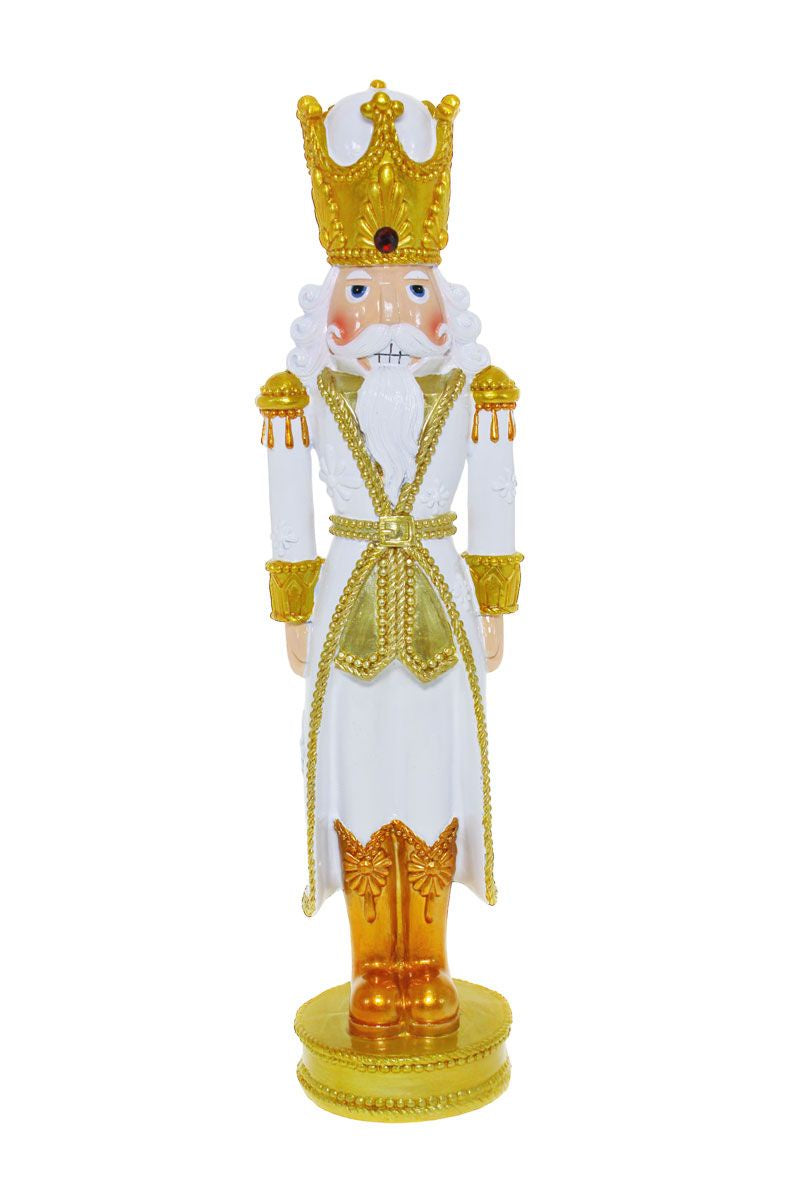 Gold & White Nutcracker 36cm