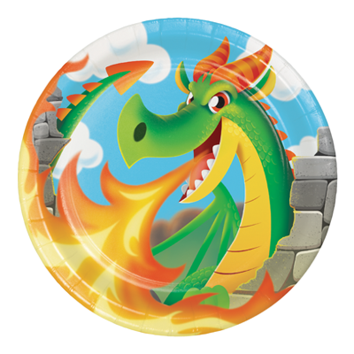 Dragon Luncheon Paper Plates