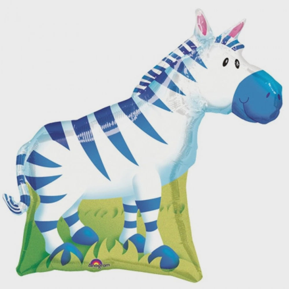 Jungle Party Zebra Supershape Balloon