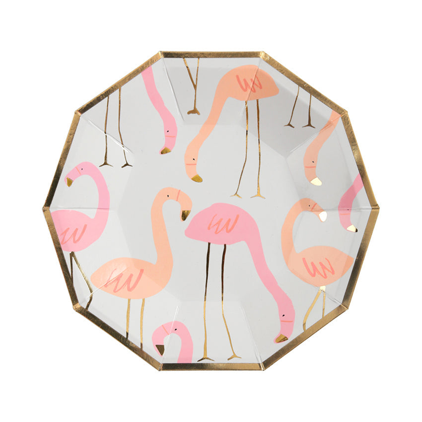 Meri Meri Flamingo Plates